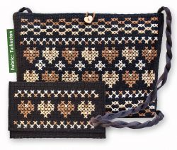 BAG007 Luca-S Набор для вышивания сумки 34х23см с кошельком 20х11см "Орнамент"