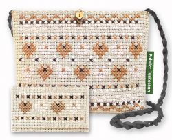 BAG008 Luca-S Набор для вышивания сумки 34х23см с кошельком 20х11см "Орнамент"