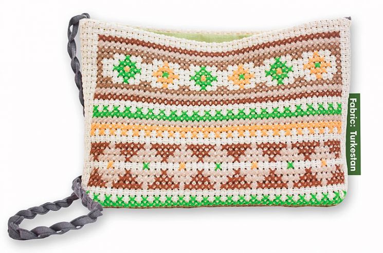 BAG011 Luca-S Набор для вышивания сумки 34х23см с кошельком 20х11см "Орнамент"