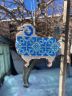 С006-06 Набор для вышивания "Барашек белый с васильковым"  8,5х8
