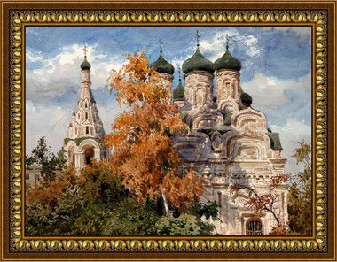Алмазная мозаика DIY "Собор" G-097