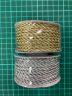 GC-025к Комплект декоративных шнуров (витой) Гамма (2,5мм 9,1м * 2 катушки), цвет золото и серебро