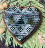 Сами с усами. Набор для вышивания Сердце "Оттепель", 8х8 см, арт. С002-08