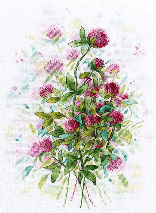 А-033 Набор для вышивания Aquarelle "Медовый клевер"