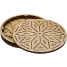 Шкатулка для рукоделия + 42 бобинки FLZB(N)-058, 19*19*2.8см Волшебная страна