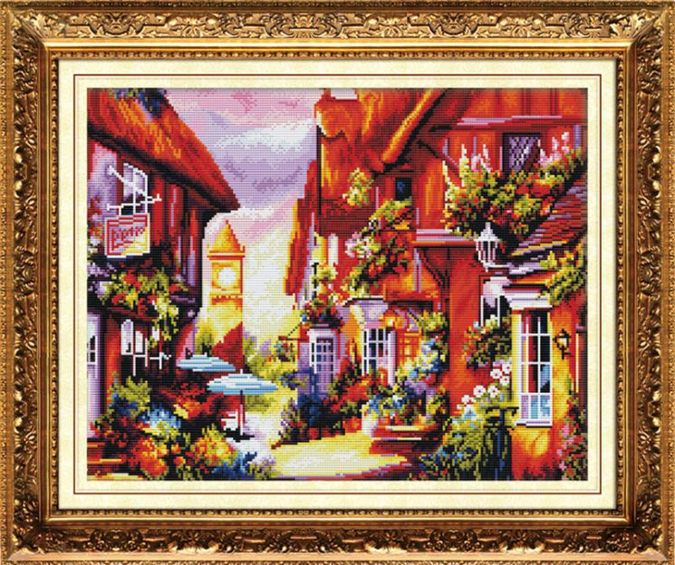 Алмазная мозаика Color Kit "Солнечный уголок" MO035