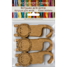 Катушки для ниток FLC-081(S) (6 штук) 3*9см