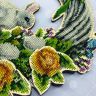 Набор для вышивания бисером по дереву Virena, 27х26, ВЕНОК-105
